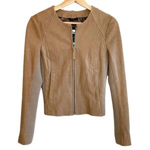 Mackage for Aritzia Lamb Leather and Wool Jacket